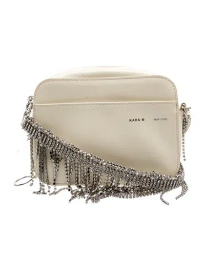 Pre-owned Kara Leather Shoulder Bag In Neutrals