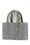 Kara Sparkling Gemstone Shoulder Bag In Bluepixel