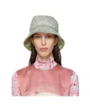 Kara Ssense Exclusive Green Crystal Mesh Bucket Hat In Pink