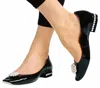 Kara Mac Shoes Women's Ballet Flat Sandals In Pamela Pearl With Pearl Heel In Multi