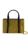 Kara Bow Midi Shopper Bag In Gold