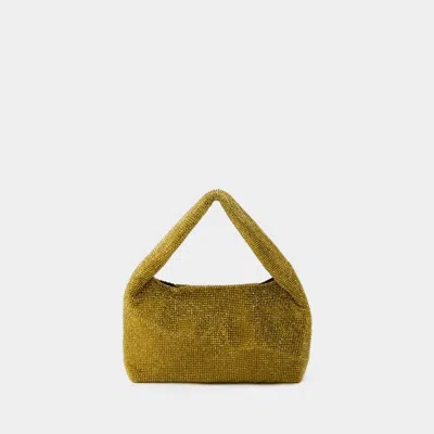 Kara Sac À Main Mini Crystal Armpit -  - Laiton - Doré In Gold