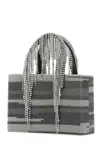Kara Crystal-embellished Fringe Tote Bag In Blackstreaking