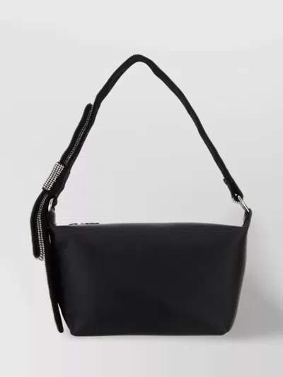 Kara Nappa Leather Bow Handle Bag In Black