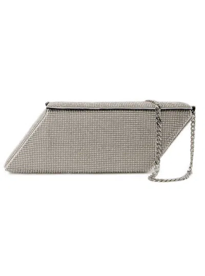 Kara Parallelogram Bag -  - White - Brass