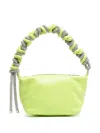 Kara Phone Cord Hobo Bag -  - Yellow - Leather In Green