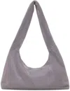 Kara Purple Mini Crystal Mesh Armpit Bag In Lilac Opal