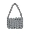 Kara Reflective Knot Armpit Bag In Gray
