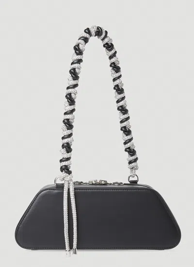 Kara Rhombus Shoulder Bag In Black