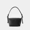 Kara Double Bow Pouch Handtasche -  - Leder - Schwarz In Black