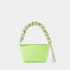 Kara Sac Caméra Crystal Phone Cord -  - Cuir - Vert In Green