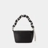 Kara Sac Hobo Phone Cord -  - Cuir - Noir In Black