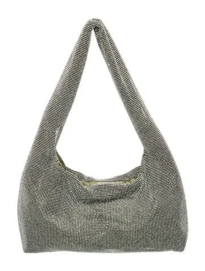 Pre-owned Kara Satin Shoulder Bag In Green