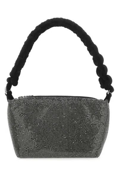 Kara Silver Chainmail-effect Shoulder Bag