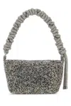 Kara Silver Crystal-embellishment Shoulder Bag In Silver