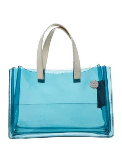 Pre-owned Kara Top Handle Bag In Blue