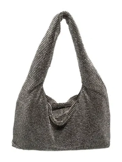 Pre-owned Kara Top Handle Bag In Silver