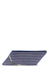 Kara Two-tone Rhinestones Clutch