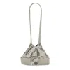 Kara Ufo Shoulder Bag In Silver