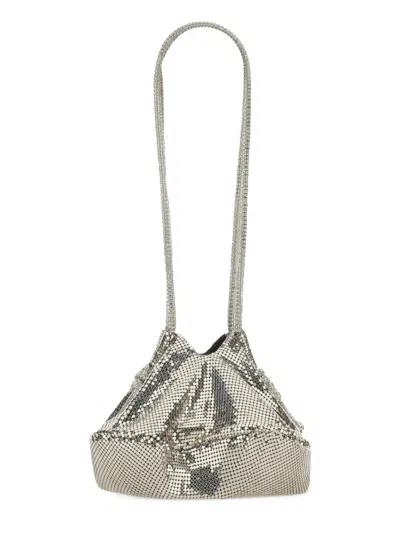 Kara Ufo Shoulder Bag In Silver