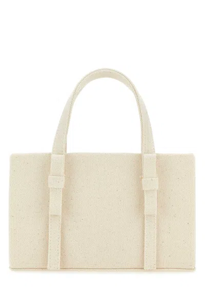KARA WHITE LEATHER MINI BAG