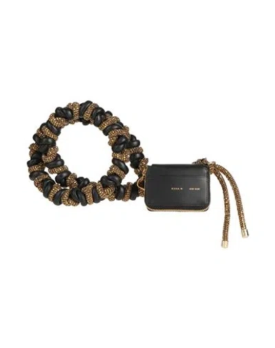 Kara Phone Cord Bag -  - Leather - Black