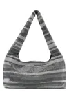 Kara Crystal Mesh Armpit Bag Bags In Black
