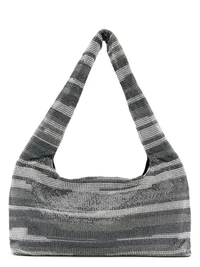 KARA WOMEN'S CRYSTAL MESH ARMPIT BAG