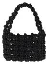 Kara Knotted Shoulder Bag In Black