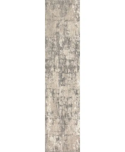 Karastan Closeout!  Epiphany Augusti 2'4" X 7'10" Runner Area Rug In Neutral