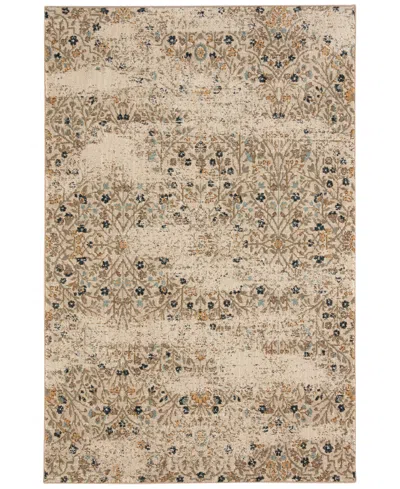 Karastan Closeout!  Touchstone Eme Bronze 3'6" X 5'6" Area Rug In Brown