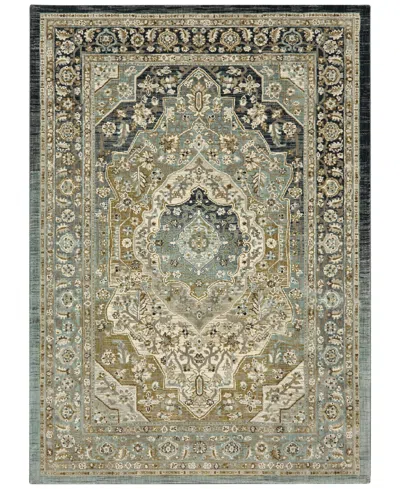 Karastan Touchstone Nore Jadeite 8' X 11' Area Rug In Green