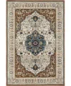 Karastan Zephyr Chronos 8' X 10' Area Rug In Rust