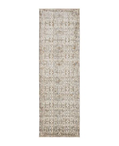 Karastan Divina Bliss 2'6" X 7'10" Runner Area Rug In Gray