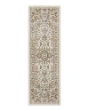Karastan Divina Exalted Runner Area Rug, 2'6 X 7'10 In Grey