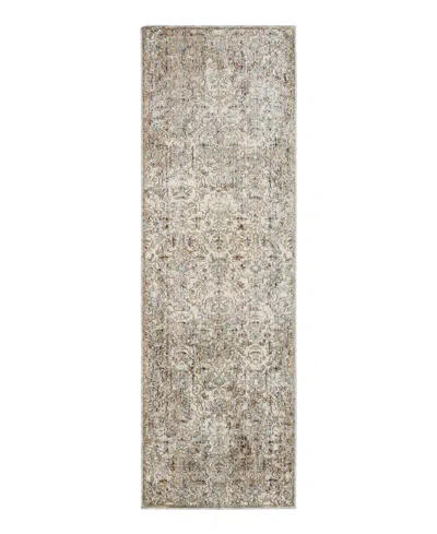 Karastan Divina Sanctum 2'6" X 7'10" Runner Area Rug In Cream