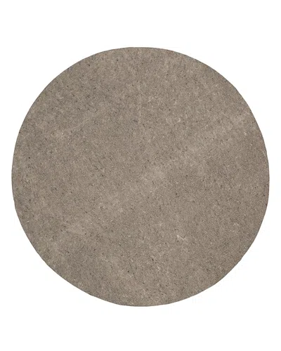 Karastan Dual Surface Thin Lock Rug Pad Round Area Rug, 8' X 8' In Gray