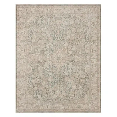 Karastan Eastbourne Low Pile Stain/fade Resistant Machine Woven Fringed Ornamental Indoor Area Rug In Beachglass