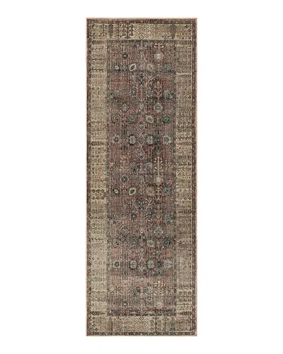 Karastan Echo Tesorino Runner Area Rug, 2'7 X 7'3 In Brown