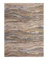 Karastan Enigma Continuum Area Rug, 9'6 X 12'11 In Smokey Gray