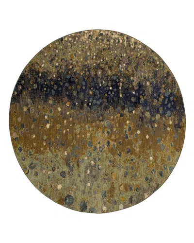 Karastan Enigma Torrent Round Rug, 8' In Desert