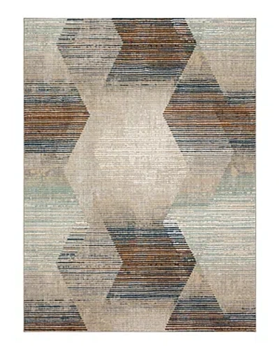 Karastan Epiphany Precarious Stria Area Rug, 5'3 X 7'10 In Frost Grey