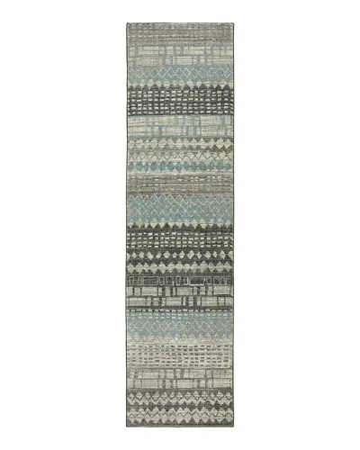 Karastan Euphoria Eddleston Runner Rug, 2'4 X 7'10 In Ash Gray