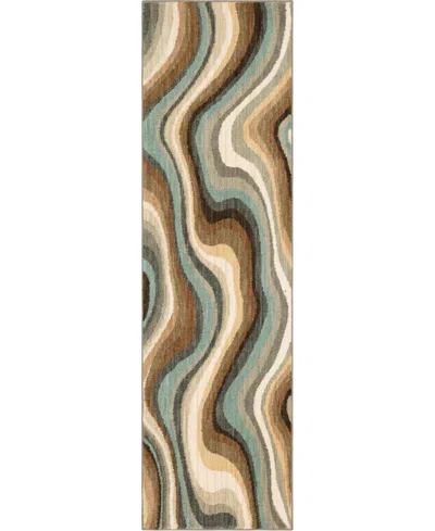 Karastan Euphoria Larkhall 2'4 X 7'10" Runner Area Rug In Multi