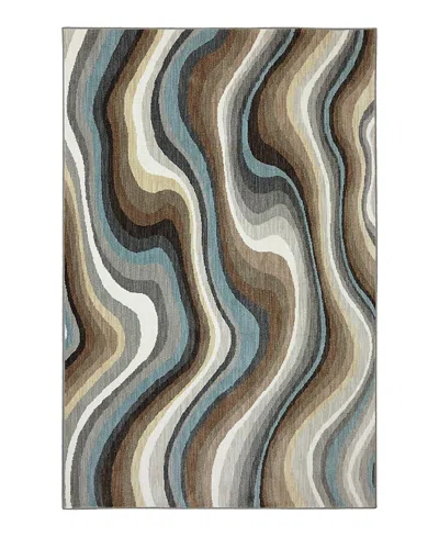 Karastan Euphoria Larkhall Area Rug, 3'6 X 5'6 In Granite