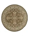 Karastan Euphoria Newbridge Round Rug, 8' X 8' In Brown