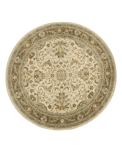 Karastan Euphoria Newbridge Round Rug, 8' X 8' In Sandstone