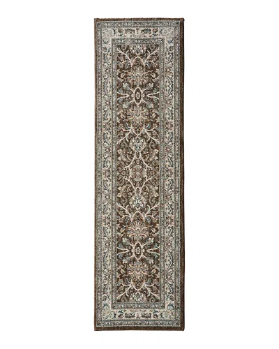 Karastan Euphoria Newbridge Runner Rug, 2'4 X 7'10 In Brown