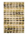 Karastan Expressions Acoustics By Scott Living Area Rug, 8' X 11' In Onyx