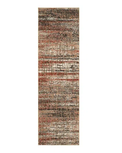 Karastan Expressions Craquelure By Scott Living Runner Area Rug, 2'4 X 7'10 In Ginger
